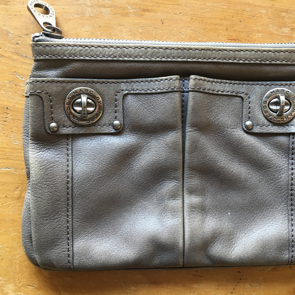 Marc by Marc Jacobs Grey Small Purse Clutch